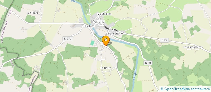 localisation de l'entreprise MONSIEUR BENJAMIN MEREAU à MERIGNY
