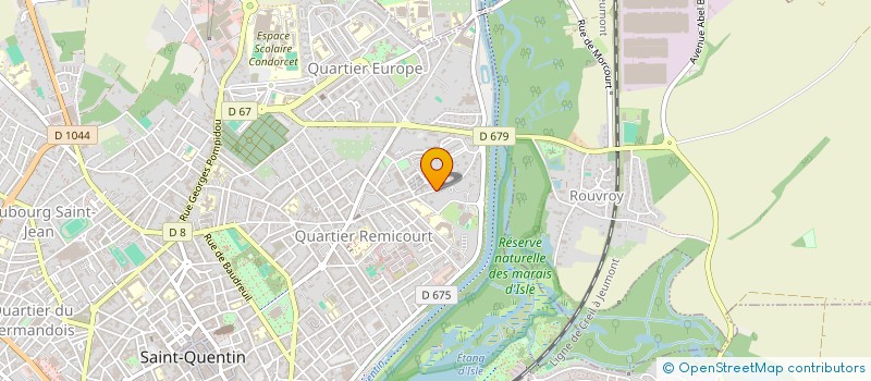 localisation de l'entreprise MONSIEUR BENJAMIN MERESSE à SAINT-QUENTIN