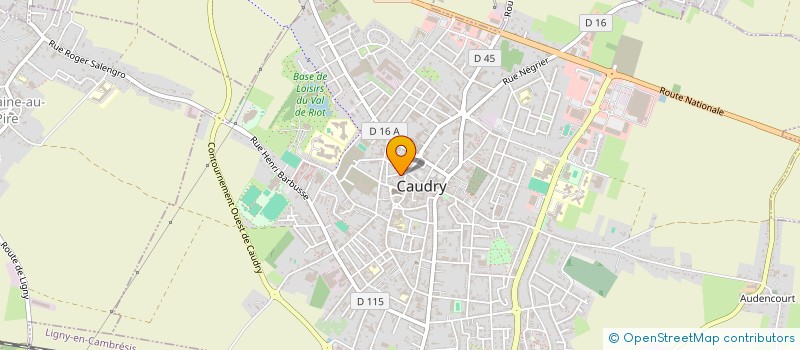 localisation de l'entreprise MONSIEUR BENJAMIN MERESSE à CAUDRY