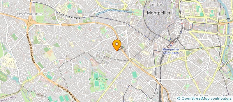 localisation de l'entreprise MONSIEUR BENJAMIN MERGUY à MONTPELLIER