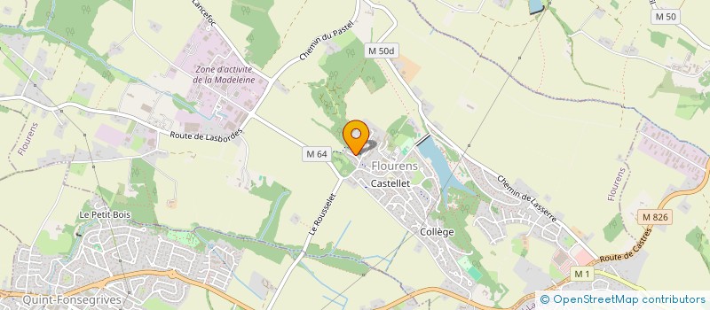 localisation de l'entreprise MONSIEUR BENJAMIN MESA  FLOURENS