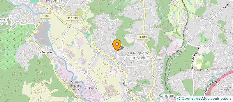 localisation de l'entreprise MONSIEUR BENJAMIN METZ à LA ROQUETTE-SUR-SIAGNE