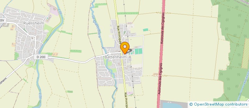 localisation de l'entreprise MONSIEUR BENJAMIN METZ  BATTENHEIM