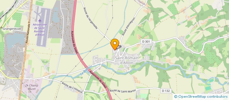 localisation de l'entreprise MONSIEUR BENJAMIN MEUGNIER à ALBON