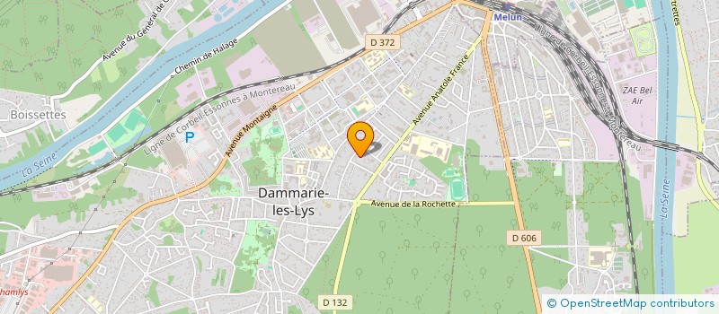 localisation de l'entreprise MONSIEUR BENJAMIN MEUNIER à DAMMARIE-LES-LYS