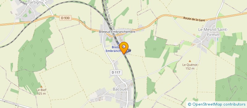 localisation de l'entreprise MONSIEUR BENJAMIN MEUROT  LE MESNIL-SAINT-FIRMIN