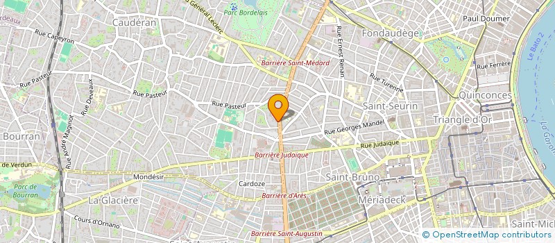 localisation de l'entreprise MONSIEUR BENJAMIN MEZIANE  BORDEAUX