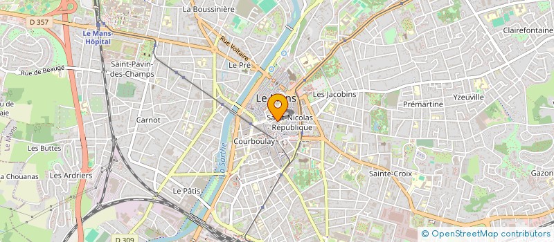 localisation de l'entreprise MONSIEUR BENJAMIN MEZIERE  LE MANS