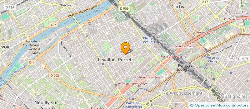 localisation de l'entreprise MONSIEUR BENJAMIN MIARA à LEVALLOIS-PERRET