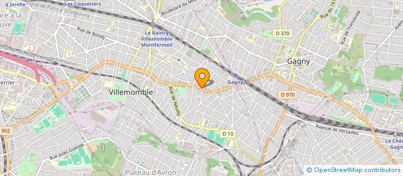 localisation de l'entreprise MONSIEUR BENJAMIN MICAELLI  VILLEMOMBLE