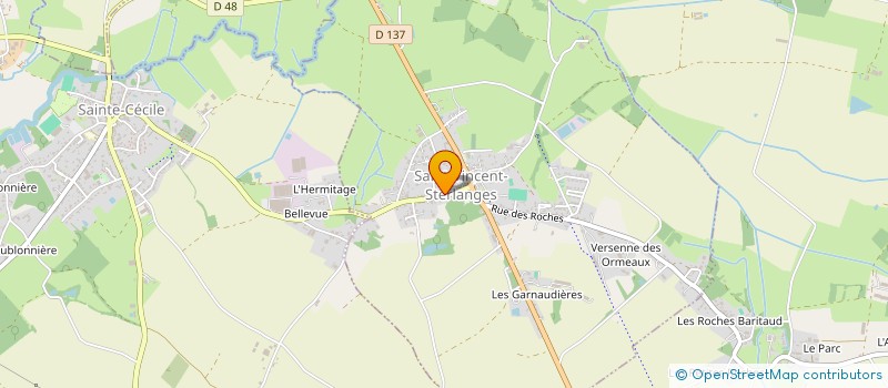 localisation de l'entreprise MONSIEUR BENJAMIN MICHEL à SAINT-VINCENT-STERLANGES