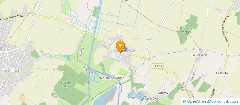 localisation de l'entreprise MONSIEUR BENJAMIN MICHEL  TRIZAY