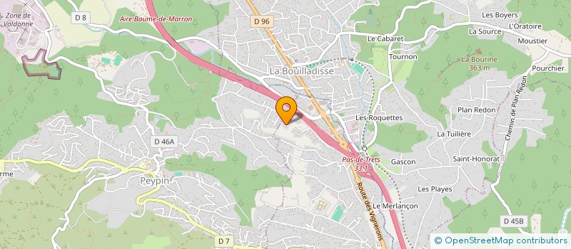 localisation de l'entreprise MONSIEUR BENJAMIN MIDEJEAN  LA DESTROUSSE