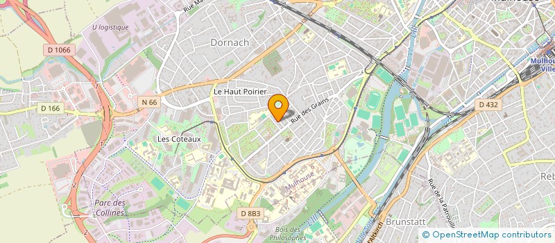 localisation de l'entreprise MONSIEUR BENJAMIN MIERZWIAK  MULHOUSE