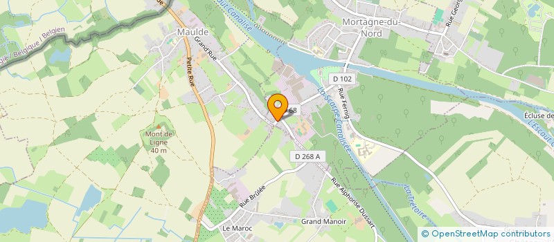 localisation de l'entreprise MONSIEUR BENJAMIN MIGNOT  MORTAGNE-DU-NORD