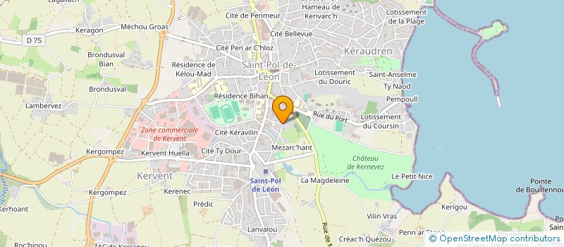 localisation de l'entreprise MONSIEUR BENJAMIN MILIN à SAINT-POL-DE-LEON