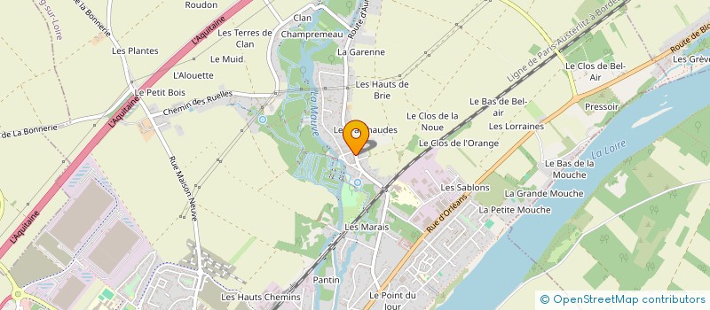 localisation de l'entreprise MONSIEUR BENJAMIN MILLAND  MEUNG-SUR-LOIRE