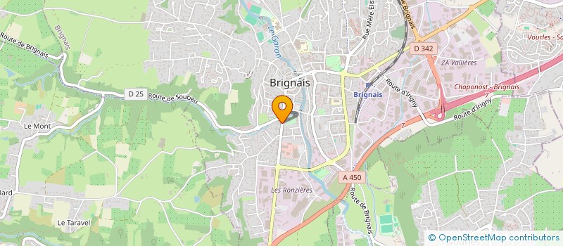 localisation de l'entreprise MONSIEUR BENJAMIN MINSSIEUX  BRIGNAIS