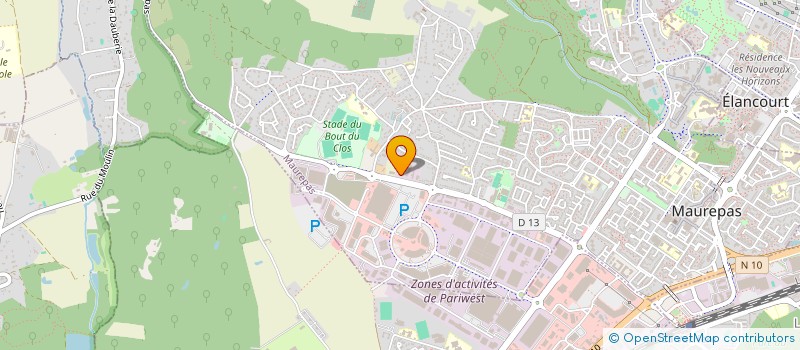 localisation de l'entreprise MONSIEUR BENJAMIN MIZIOLEK  MAUREPAS