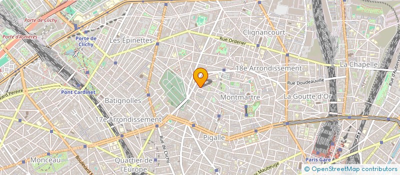 localisation de l'entreprise MONSIEUR BENJAMIN MOCHE  PARIS