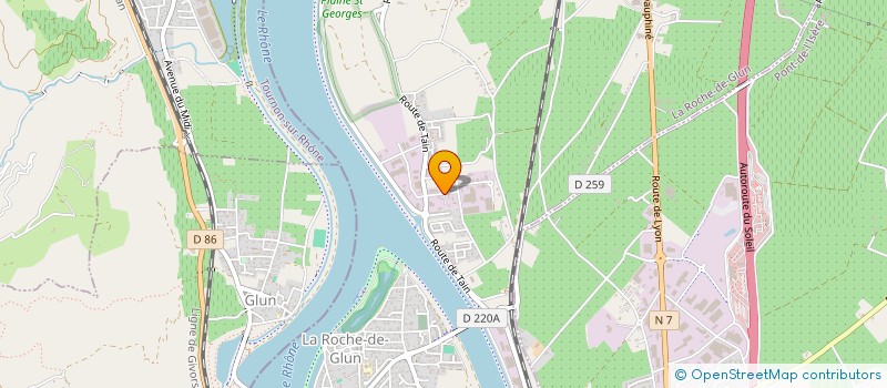 localisation de l'entreprise MONSIEUR BENJAMIN MOESTUS  LA ROCHE-DE-GLUN