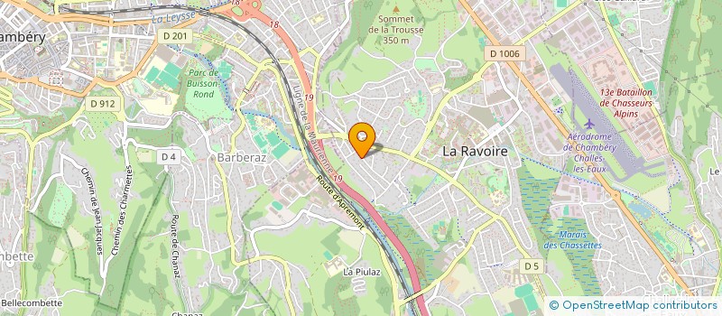 localisation de l'entreprise MONSIEUR BENJAMIN MOLEINS  LA RAVOIRE