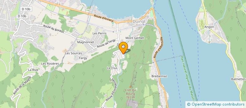 localisation de l'entreprise MONSIEUR BENJAMIN MONCAREY  DUINGT