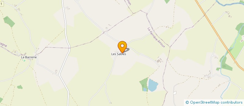 localisation de l'entreprise MONSIEUR BENJAMIN MONTEIRO  LA FERRIERE-AIROUX