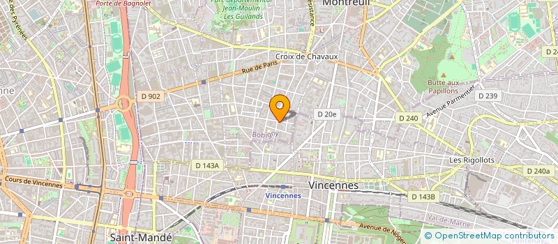 localisation de l'entreprise MONSIEUR BENJAMIN MONTENAT à MONTREUIL
