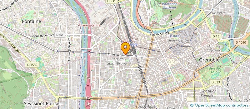 localisation de l'entreprise MONSIEUR BENJAMIN MONTJEAN  GRENOBLE