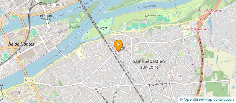 localisation de l'entreprise MONSIEUR BENJAMIN MORDRET  SAINT-SEBASTIEN-SUR-LOIRE