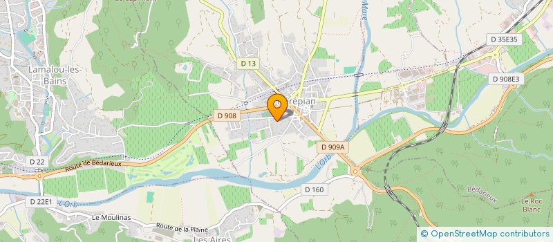 localisation de l'entreprise MONSIEUR BENJAMIN MOREAU  HEREPIAN