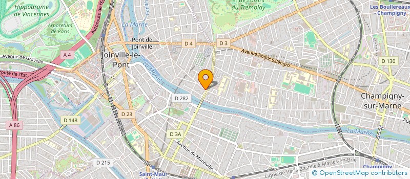 localisation de l'entreprise MONSIEUR BENJAMIN MOREAU  JOINVILLE-LE-PONT