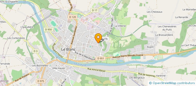 localisation de l'entreprise MONSIEUR BENJAMIN MOREAU à LIMOGES