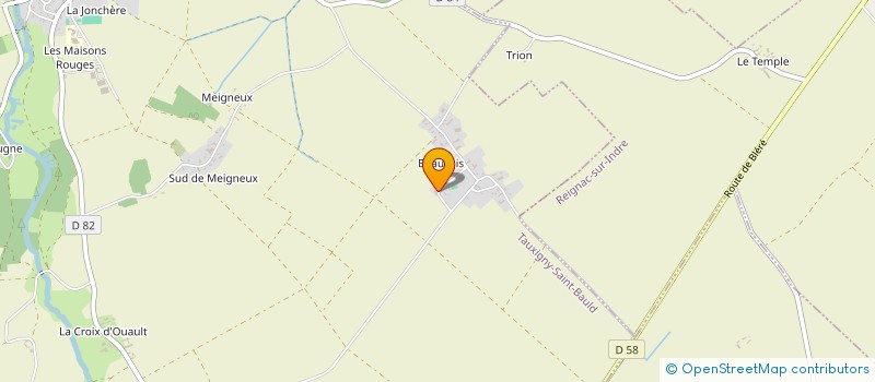 localisation de l'entreprise MONSIEUR BENJAMIN MORIN  TAUXIGNY-SAINT-BAULD