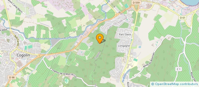 localisation de l'entreprise MONSIEUR BENJAMIN MORINO à COGOLIN