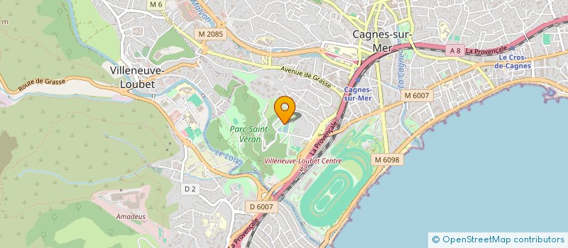 localisation de l'entreprise MONSIEUR BENJAMIN MORINO BAQUETTO  CAGNES-SUR-MER
