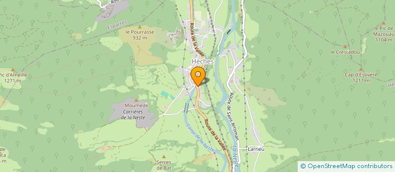 localisation de l'entreprise MONSIEUR BENJAMIN MORRELL  HECHES