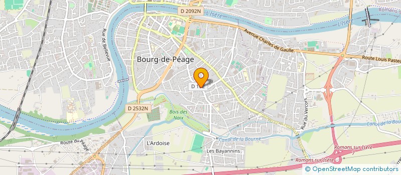 localisation de l'entreprise MONSIEUR BENJAMIN MORVAN à BOURG-DE-PEAGE