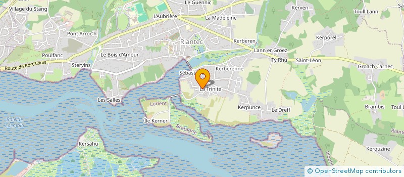 localisation de l'entreprise MONSIEUR BENJAMIN MORVAN  RIANTEC