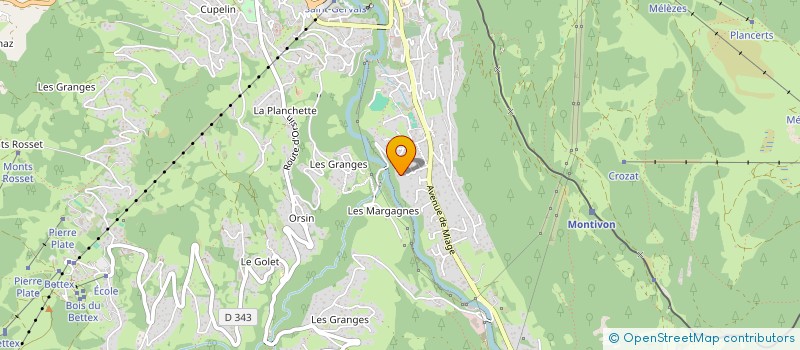 localisation de l'entreprise MONSIEUR BENJAMIN MOSER  SAINT-GERVAIS-LES-BAINS