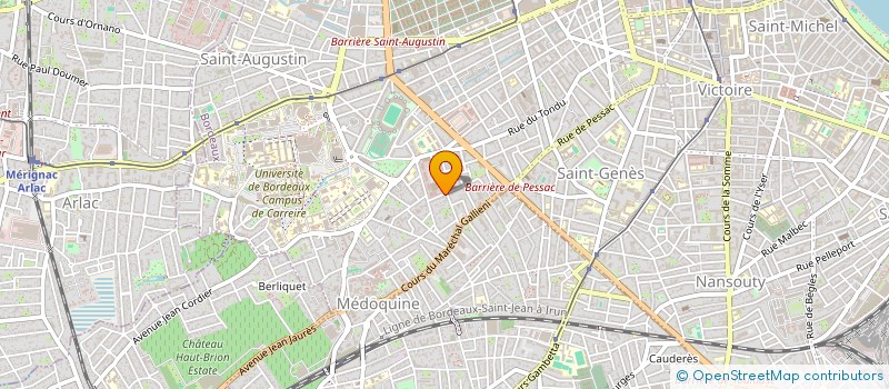 localisation de l'entreprise MONSIEUR BENJAMIN MOUKARZEL  BORDEAUX