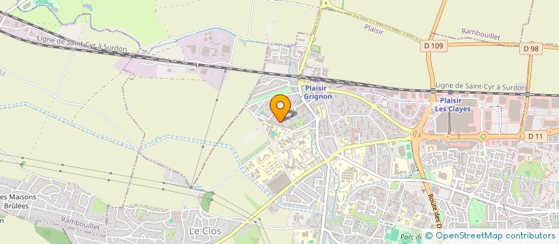 localisation de l'entreprise MONSIEUR BENJAMIN MOULIN à PLAISIR