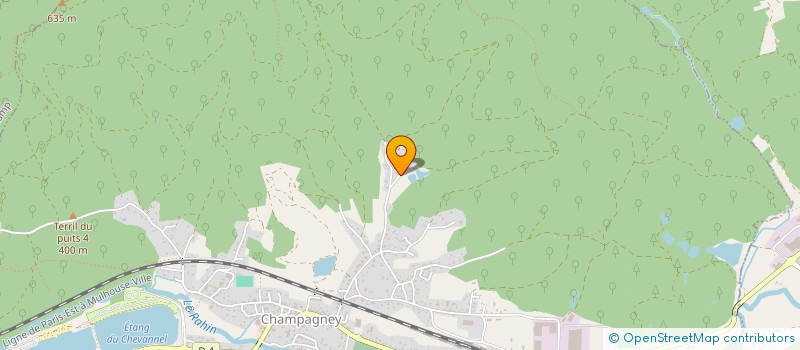 localisation de l'entreprise MONSIEUR BENJAMIN MOUROT  CHAMPAGNEY