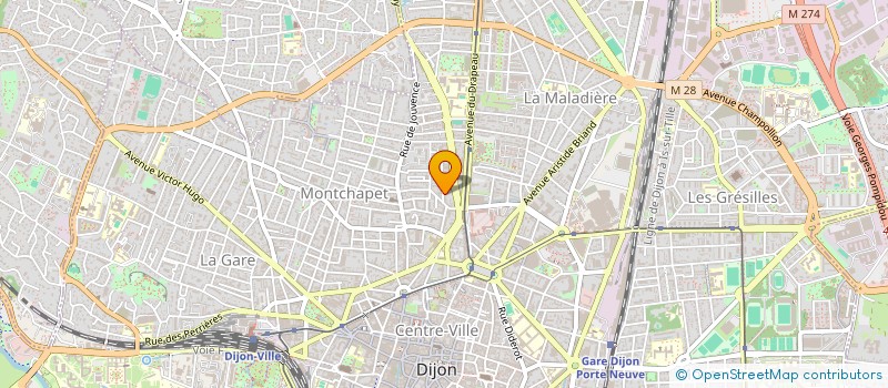 localisation de l'entreprise MONSIEUR BENJAMIN MOUTTE à DIJON