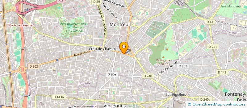 localisation de l'entreprise MONSIEUR BENJAMIN MUGNIER à MONTREUIL
