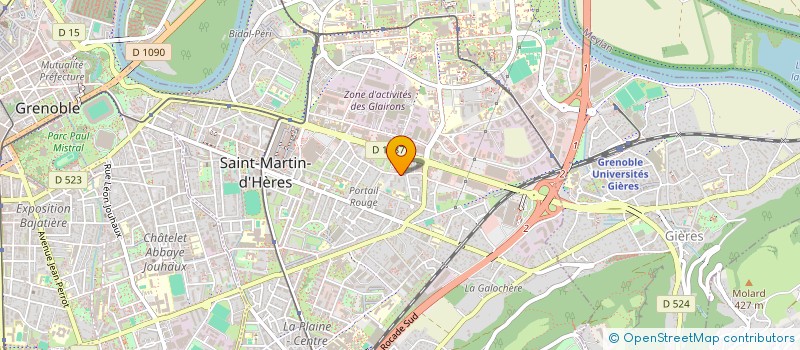 localisation de l'entreprise MONSIEUR BENJAMIN MURAT  SAINT-MARTIN-D'HERES