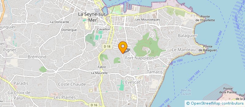 localisation de l'entreprise MONSIEUR BENJAMIN NAVARRO  LA SEYNE SUR MER