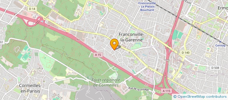 localisation de l'entreprise MONSIEUR BENJAMIN NAVET  FRANCONVILLE