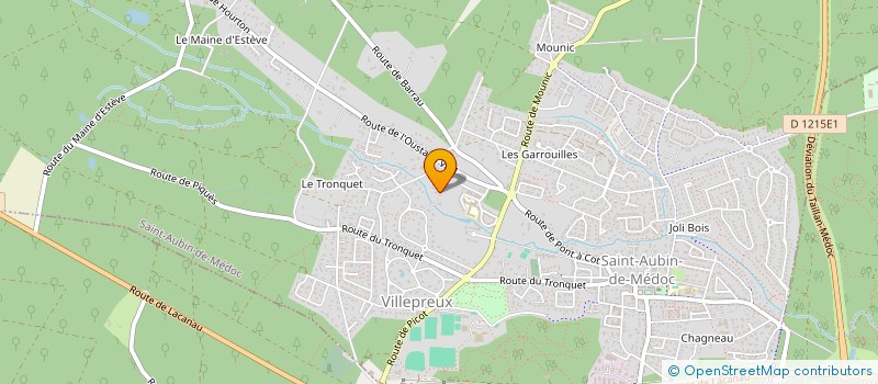 localisation de l'entreprise MONSIEUR BENJAMIN NEDJAR  SAINT-AUBIN-DE-MEDOC